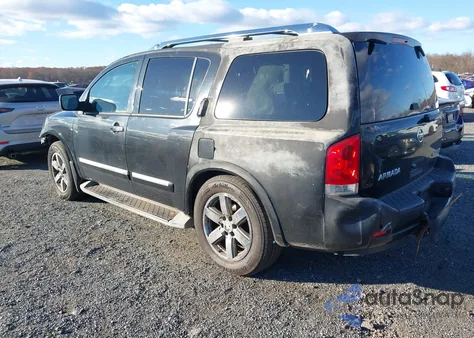 2011 Nissan Armada Platinum из США, поврежденный, VIN 5N1AA0NE5BN617417